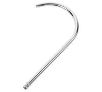 BESPORTBLE Stainless Steel Kitchen Faucet Bend Pipe Tap Nozzle Space-Saving Kitchen Sink Replacement Part Providing Clean Water Sturdy Silver Finish