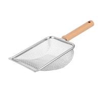 BESPORTBLE Stainless Steel Long Handled Pooper Scooper Cat Litter Reptile Litter Scoop Scooper Fine Clumping Scoop