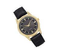 BESPORTBLE Stainless Steel Men's Watch Casual Quartz Wristwatch Imitation Leather Band and Stainless Steel Buckle The Watch for Men Male Wristwatch Water Mens