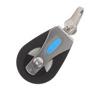 BESPORTBLE Stainless Steel Nylon Single Pulley Block Swivel Pulley for Kayak Anchor Sailing Fitness Cable Wheel Boat Hardware with Precision Bearing