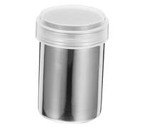 BESPORTBLE Stainless Steel Powder Shaker with Lid Versatile Flour Sifter for Baking and Coffee Fine Mesh Dispenser for Powdered Sugar Cocoa Chocolate Cappuccino Kitchen Tool