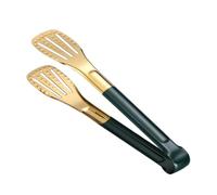 BESPORTBLE Stainless Steel Professional Grill Tongs with Green Handle Multi Function BBQ Food Clamp for Cooking Serving and Outdoor Grilling Non Slip Convenient Kitchen Tool