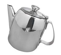 BESPORTBLE Stainless Steel Tea Pot with Ergonomic Handle Large Capacity Decorative Kitchen Teapot for Loose Tea and Oil Serving Suitable for Home and Tearoom Use