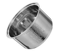 BESPORTBLE Stainless Steel Universal Rice Cooker Inner Pot 1.6L Replacement Optimal Capacity for Household Rice Cooking