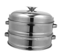 BESPORTBLE Steamer Basket with Lid and Handles Food Steamer Pot for Even Quick Cooking Kitchen Steaming Cookware for Healthy Meals