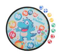 BESPORTBLE Sticky Ball Dart Board with Dinosaur Pattern Safe Abs Lint Material Wear Resistant Sticky Balls for Indoor Outdoor Party Games Parent Interactive for Boys and Birthday Fun
