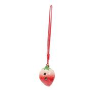 BESPORTBLE Strawberry Fruit Shaped Ocarina for Beginner Practice Wind Instrument with Clear Tone Creative Music Gift for Students
