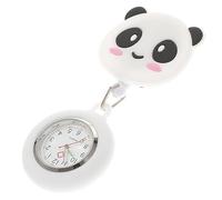 BESPORTBLE Stretchable Easy to Carry Nurse Pocket Watch with Panda Design Simple Style Made from Synthesis Material for Professionals in Hospitals