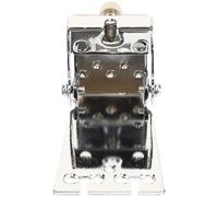 BESPORTBLE String Banjo Tailpiece Durable Chrome Accessory for Easy Replacement of Old Parts User Friendly Design for Crisp Sound and Rich Overtones for All Banjos