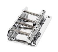 BESPORTBLE String Fixed Bass Bridge Hard Tail Top Load Design for Electric Bass Ergonomic Comfort for Various Music Styles and Stable Performance