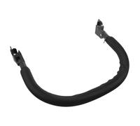 BESPORTBLE Stroller Armrest Handle, Pram Handle, Pushchair Safety Handrail, Anti-Slip Detachable Black Oxford Cloth Iron, 43x35x3.4cm, for Shopping Trips