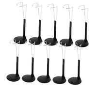 BESPORTBLE Strong Metal Plastic Doll Stands 10pcs Action Figure Bracket 1/6 Scale Doll Support Stand Portable Display Rack Easy to Adjust Height for Dynamic Poses