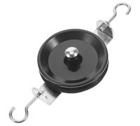 BESPORTBLE Sturdy Single Pulley Hook for Physics Experiments, Iron and Plastic Material, Enhances Understanding of Mechanics, for Student Experiment and Educational Use
