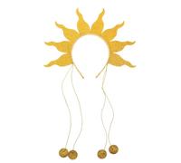 BESPORTBLE Sun Flames Headband: Sun Goddess Flame Headband For Women - Sparkling Fire Costume Crown For Halloween Rave Festivals And Dress-Up Parties