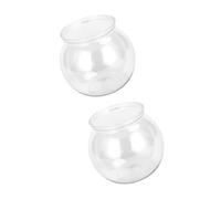 BESPORTBLE Super White Plastic Fish Tank Small Aquarium Fish Tank for Home Tabletop Decor Clear