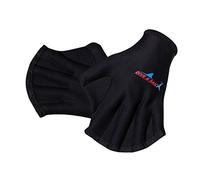 BESPORTBLE Swimming Aquatic Webbed Gloves Black Aqua Water Training Water Resistance Fit Aquatic Training Webbed Paddles Hand Web Swim Costume