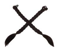 BESPORTBLE Synthetic Braided Ponytail Extension Deep Brown High Temperature Hair Braid Extensions for Women Natural Texture Hairpiece for Busy Urban Lifestyles