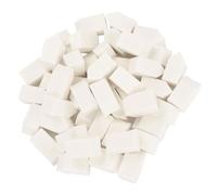BESPORTBLE Synthetic Latex Makeup Puff and Precise Application with Comfortable Touch 100pcs White Elegant and Minimalist Style for Face Powder for Daily Cosmetic Use