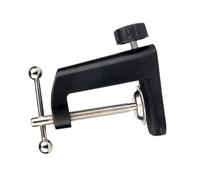 BESPORTBLE Table Clamp with Firm Grip for Microphone Aluminum Alloy C-type 2pcs Not Easy to Slip Metal Fixed Clip Base and Table Lamp Suitable for Home and Dorm Use