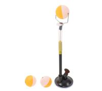 BESPORTBLE Table Tennis Rebound Ball Machine with Stable Suction Base and Adjustable Height Indoor Ping Pong Trainer Kit for Solo Practice and Family Games