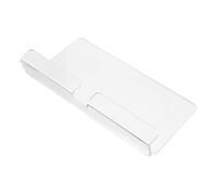 BESPORTBLE Tablet Wall Mount Holder Acrylic for Smartphones and Tablets with Adhesive, Reserved Charging Hole, Cable Management Groove - Hands-free Wall Mounted Device Stand for Home