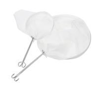 BESPORTBLE Tea Filter Bags Stainless Steel and Cotton Cloth with Sturdy Steel for Brewing Smooth and Mellow 2pcs Fine Mesh Coffee Strainers for Loose Tea
