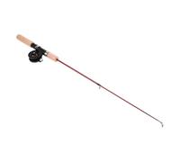 BESPORTBLE Telescopic Ice Fishing Rod with Reel Collapsible Portable Winter Angling Gear Adjustable for Precise Sensitivity and Quick Adaptation Beginner-friendly Short Spinning Pole