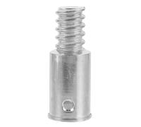 BESPORTBLE Threaded Tip Replacement 2 Pack Aluminium Alloy Metal Pole Connector with Quick Installation for Commercial and Household Cleaning