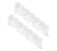 BESPORTBLE Three Hung Sash Repair 2pcs White Plastic Spring Base with Universal Compatibility for Vinyl Window Replacement Hardware and DIY Repair