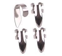 BESPORTBLE Thumb and Finger Picks Set Guitar Stainless Steel 4 Pieces Adjustable Protection for Fingers and Nails Enhance Sound Fuller more Lifelike When Playing Guitar for Adults