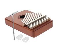BESPORTBLE Thumb Piano Keys Kalimba Vintage Design Musical Instrument for Home Decor Easy to Learn Play Portable Miniature Kalimba for Beginners Resonant Sound