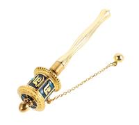 BESPORTBLE Tibet Hand Cranked for Spiritual Practice Smooth Dual Bearing Portable Relaxation Decor for Outdoor Prayer Corner Tibetan Buddhist Ritual