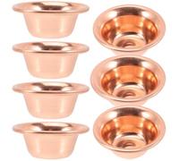 BESPORTBLE Tibetan 7Pcs Offering Bowls Copper Worship Cups for Meditation and Yoga Spiritual Practices