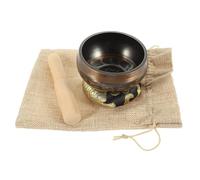 BESPORTBLE Tibetan Singing Bowl Set with Mallet Handmade Copper Meditation Bowl for Yoga and Sound Therapy for Relaxation and Mindfulness Practice Random Color