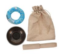 BESPORTBLE Tibetan Singing Sound Bowl for Meditation Manual Tapping Yoga Bowl with Stick Premium Craftsmanship for Relaxation and Healing Mindfulness Practices