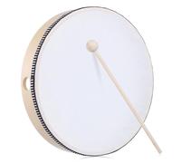 BESPORTBLE Timber Drum Hand Percussion Instrument Wooden Frame Drum for Adults Boys and Girls Sticks for Singing Dancing Party Favors Tambourine