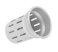 BESPORTBLE Toilet Scrubber Brush Cup Toilet Bowl Brush Stand Freestanding Bathroom Rack Silver