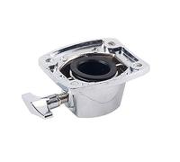 BESPORTBLE Tom Cymbal Holder Clamp Base Replacement Accessory for Percussion Drums Sturdy Silver Finish