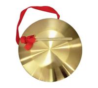BESPORTBLE Traditional Chinese Gong with Mallet Copper Percussion Instrument for Stage Performances and Home Decor Beginner Friendly Accessory