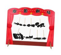 BESPORTBLE Traditional Chinese Shadow Puppetry for DIY Marionette Puppet Theater Educational Pretend Play for Preschool Learning and Family Games Puppet Theater Accessories Included