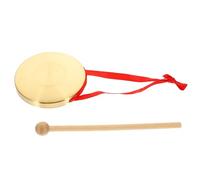 BESPORTBLE Traditional Hand Gong Chinese Gong and Drums Percussion Instrument for Company Opening Music Toys Assorted style