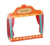 BESPORTBLE Traditional Shadow Puppet Stage for Interactive Storytelling Theater Prop for Preschool Learning and Creative Role Playing Multi Use Educational Puppet Show Theater