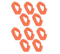 BESPORTBLE Traffic Cone Weight Bags Fast Mounting 10pcs with Reflective Surface and Waterproof Cloth Material, Circular Ring Design Traffic Cone Stabilizer for Road Parking and City Events