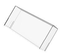 BESPORTBLE Transparent Acrylic Game Console Case Dustproof Cover for Oled Clear Protective Storage Box with Stable Base Easy-clean Display Organizer for Gaming Accessories