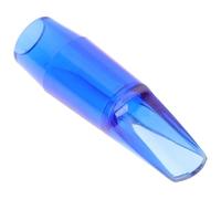BESPORTBLE Transparent Blue Alto Saxophone Mouthpiece Plastic Head Part for Beginners and Professionals Quiet Sound with Tone Accuracy Replacement Sax Accessory for Long-term Use