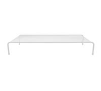 BESPORTBLE Transparent Mesh Monitor Stand Riser Metal Computer Riser for Desk Laptop Screen Stand to Raise Display to Eye Level Space-Saving for Home Office School 19.69 X 7.87 X 3.15 in