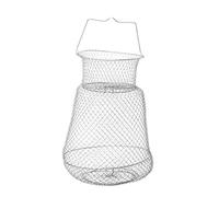 BESPORTBLE Trap Bait Fish Trap Bait Crab Trap Metal Eel Trap Foldable Fishing Net Fish Trap Net Accessories for Fish Shrimp Lobster Crayfish Minnow