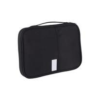 BESPORTBLE Travel Document Organizer Bag Black Passport Holder for Safe Storage of Ids Credit Cards Visas and Tickets Large for Convenient Travel Use