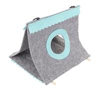 BESPORTBLE Triangle Parrot Hammock Breathable Bird Tent for Sleeping Playing Durable Felt Material for Parrots for Hanging High Places Great