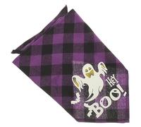 BESPORTBLE Triangle Scarf for Pets Cat Neckerchief Dog Bib Scarf Reversible Dog Bandana for Dog Halloween Dog Bandana Dog Scarf Pet Bandana Cotton Polyester Purple